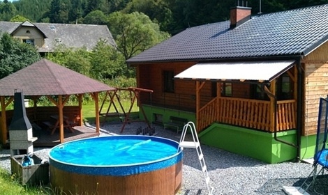 Chata s baznem - Zlat Hory - Dlouh Strn