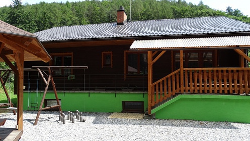 Chata s baznem - Zlat Hory - Dlouh Strn