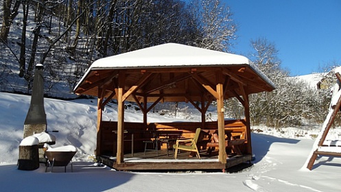 Chata s baznem - Zlat Hory - Dlouh Strn