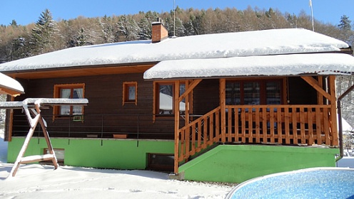 Chata s baznem - Zlat Hory - Dlouh Strn