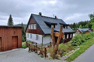 Krkonosk chalupa - bazn a sauna - Mechovice