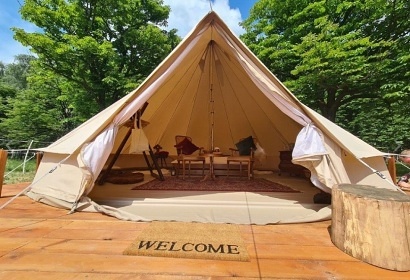 Safari stan - obora Kinských - Glamp Kněžičky