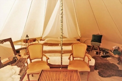 Safari stan - obora Kinských - Glamp Kněžičky