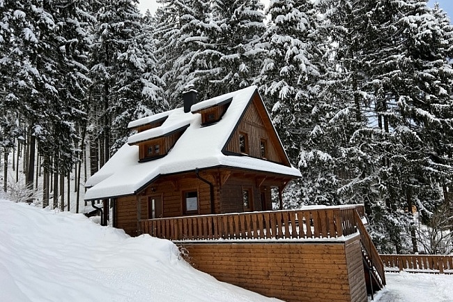 Wellness chata u lesa - přehrada Horní Bečva