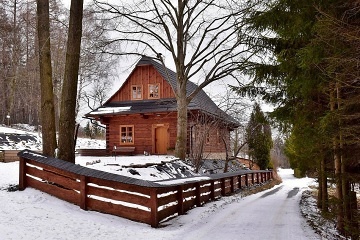 Valašská roubenka se saunou - Prženské paseky