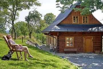 Vala�sk� roubenka se saunou - Kel�sk� Javorn�k