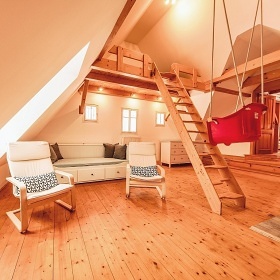 Chalupa Jizerky - kachlov kamna - Jindichov