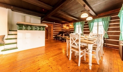 Chalupa Jizerky - kachlov kamna - Jindichov