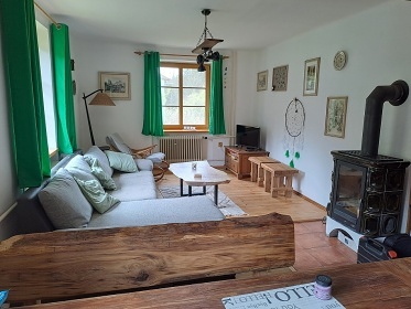 Chalupa s baznem - Lipensk jezero - jin echy