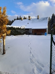 Chalupa s baz�nem - Lipensk� jezero - ji�n� �echy