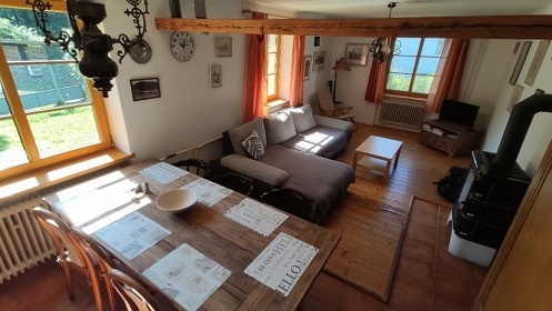 Chalupa s baznem - Lipensk jezero - jin echy