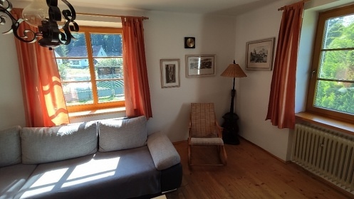 Chalupa s baznem - Lipensk jezero - jin echy