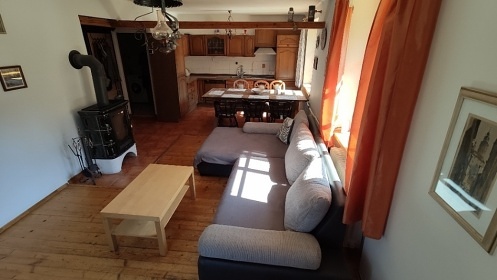 Chalupa s baznem - Lipensk jezero - jin echy