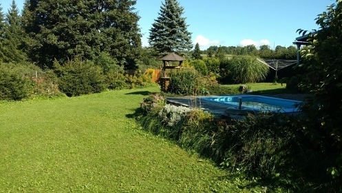 Chalupa s baznem - Lipensk jezero - jin echy