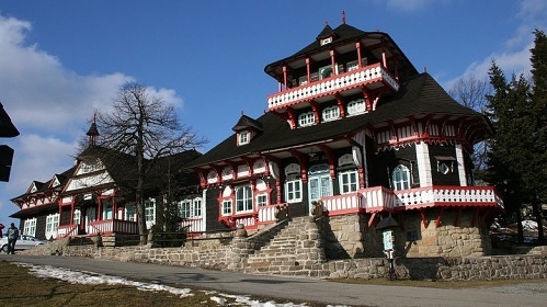 Bungalov na vrcholu Beskyd - Pustevny