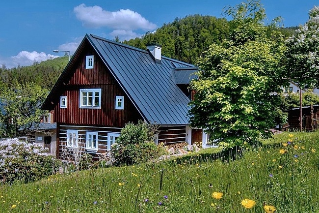 Krkono�sk� roubenka s wellness - Studenov