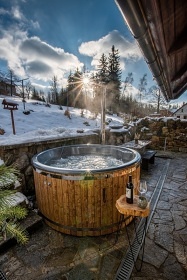 Krkono�sk� roubenka s wellness - Studenov