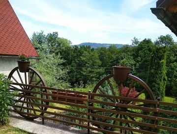 Chata u lesa �esk� r�j - hrad Trosky - Vald�tejn