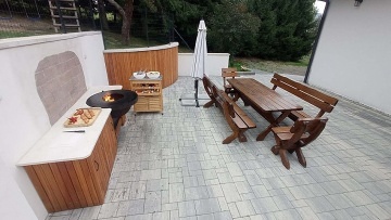 Chalupa s baznem - Krlky - Doln Morava