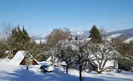 Chalupa s baznem - Krlky - Doln Morava