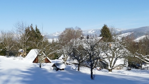 Chalupa s baznem - Krlky - Doln Morava