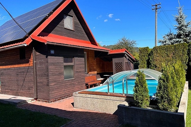 Chata bazén a wellness - Rožnovská Bečva - Beskydy