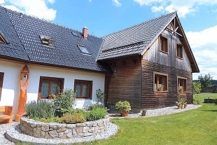 Chalupa vnitřní bazén - přehrada Trnávka - Vysočina