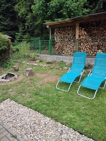 Chata u �eky S�zava - hrad �esk� �ternberk