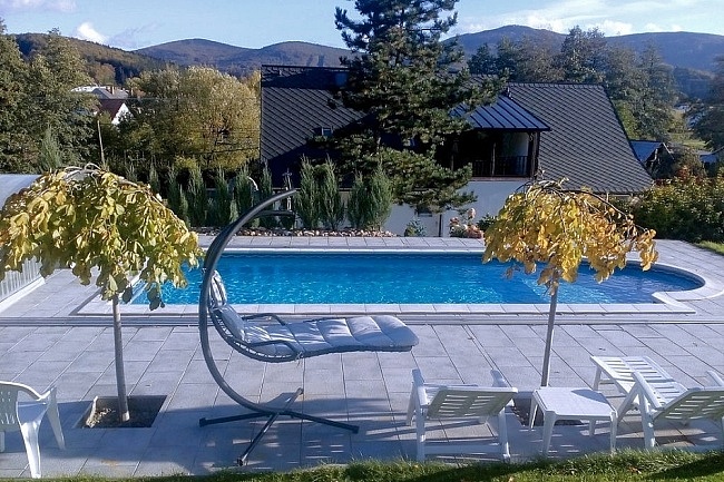 Chalupa s bazénem - Rychlebské stezky - Jeseníky