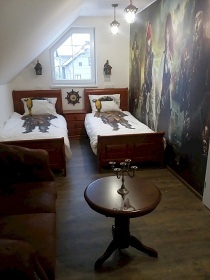 Chalupa s baz�nem - Rychlebsk� stezky - Jesen�ky