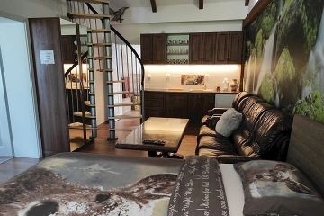 Chalupa s baz�nem - Rychlebsk� stezky - Jesen�ky