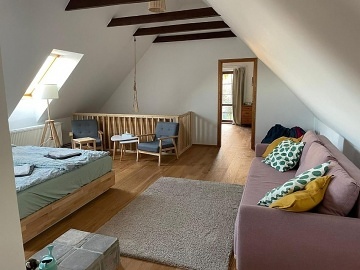 Chalupa sauna a baz�n - �esk� st�edoho��