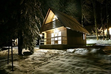 2 Chaty a baz�n - Lu�ick� hory - �esk� �v�carsko