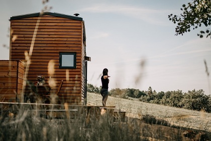 Glamping výhled do krajiny - chata Jizerské hory