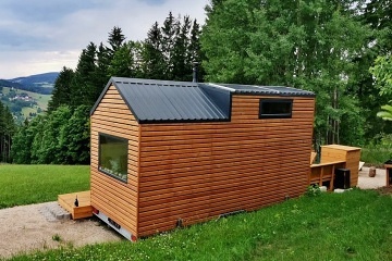 Glamping výhled do krajiny - chata Jizerské hory