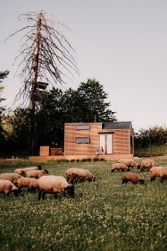 Glamping výhled do krajiny - chata Jizerské hory