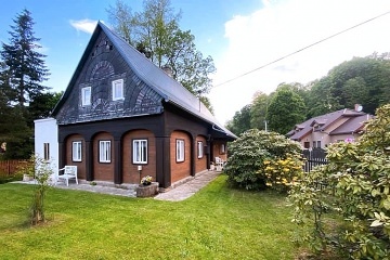 Podstávková chalupa staré časy - České Švýcarsko