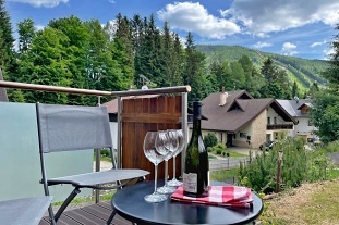 Chata s terasou - Mumlavské vodopády - Krkonoše