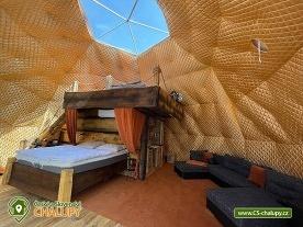 Glamping u rybníka s wellness - Lužické hory