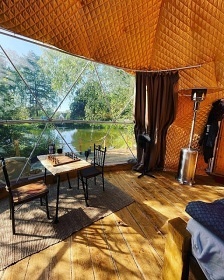 Glamping u rybnka s wellness - Luick hory