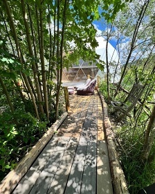 Glamping u rybnka s wellness - Luick hory