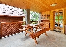 Chata a vinný sklep - sauna a koupací sud - Mutěnice