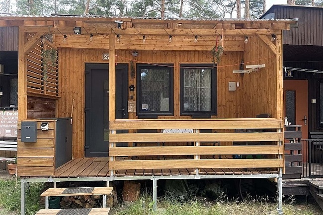 Chaty u Máchova jezera - Borný a hrad Bezděz