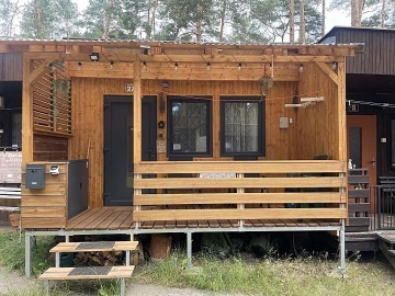 Chaty u Máchova jezera - Borný a hrad Bezděz