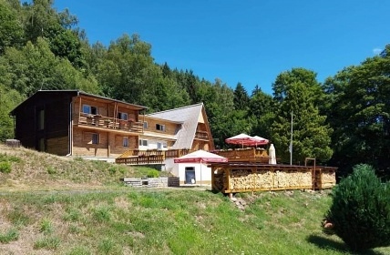 Horská chata a hřiště - Bublava - Krušné hory