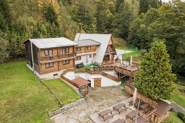 Horská chata a hřiště - Bublava - Krušné hory