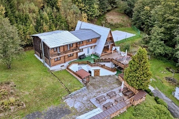 Horská chata a hřiště - Bublava - Krušné hory