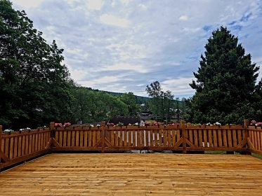 Horská chata a hřiště - Bublava - Krušné hory