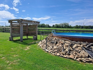 Srub s bazénem a wellness - Lužnice - Tábor