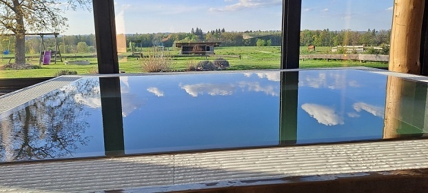 Srub s bazénem a wellness - Lužnice - Tábor